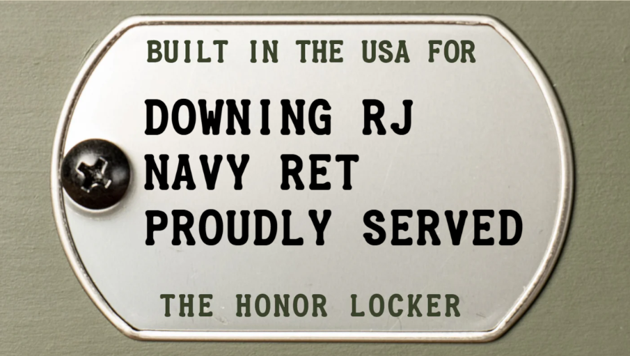 honor locker replica footlocker gift custom dog tag example 3 line proudly served