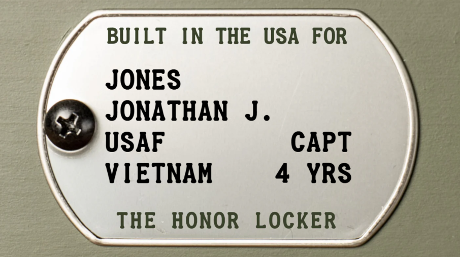 honor locker replica footlocker gift custom dog tag example long custom