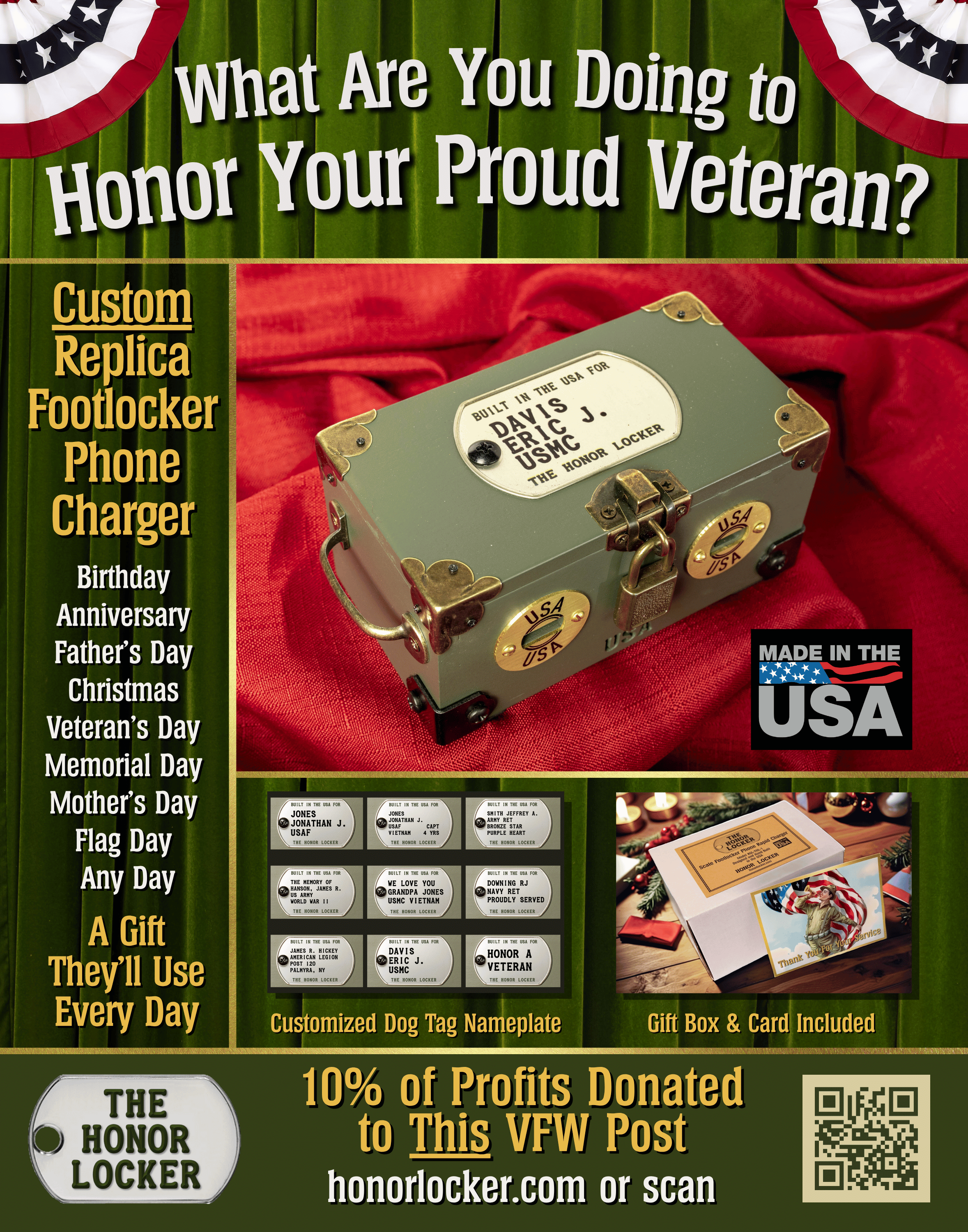 download of honor locker poster for vfw donation program