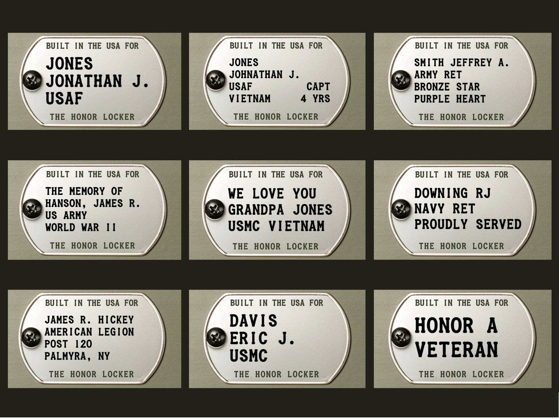 Honor Locker Veteran Gift Phone Charger - Order & Customize - Honor Locker